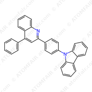 9-(4-(4-Phenylquinolin-2-yl)phenyl)-9H-carbazole (CAS: 1617494-49-1)