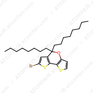 7-Bromo-5,5-dioctyl-5H-dithieno[3,2-b:2′,3′-d]pyran (CAS: 1864841-83-7)