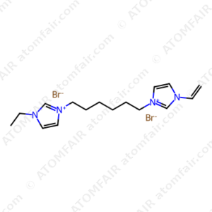 3-Ethyl-1-(6-(3-vinyl-1H-imidazol-3-ium-1-yl)hexyl)-1H-imidazol-3-ium bromide (CAS: 1922126-94-0)