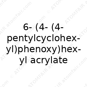 6-(4-(4-pentylcyclohexyl)phenoxy)hexyl acrylate (CAS: N/A)