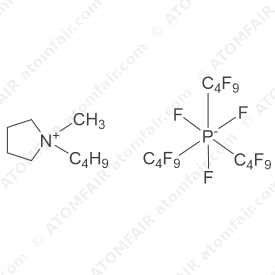 1-butyl-1-methyl pyrrolidinium tris-(nonafluorobutyl)trifluorophosphate (CAS: N/A)