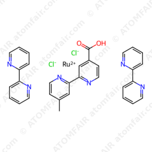 Bis(2,2'-bipyridyl)(4'-methyl-[2,2']bipyridinyl-4-carboxylicacid)ruthenium(II)dichloride (CAS: 114663-96-6)