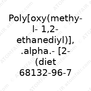 Poly[oxy(methyl-1,2-ethanediyl)], .alpha.-[2-(diethylmethylammonio)ethyl]-.omega.-hydroxy-, chloride (CAS: 68132-96-7)