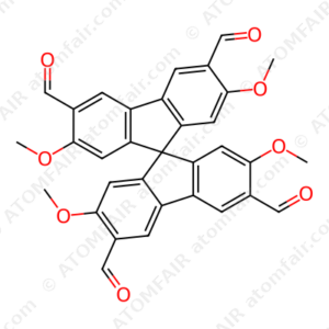 9,9'-Spirobi[9H-fluorene]-3,3',6,6'-tetracarboxaldehyde, 2,2',7,7'-tetramethoxy (CAS: 1801236-33-8)