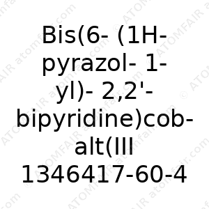 Bis(6-(1H-pyrazol-1-yl)-2,2'-bipyridine)cobalt(III) tris(hexafluorophosphate), mixture of stereoisomers (CAS: 1346417-60-4)
