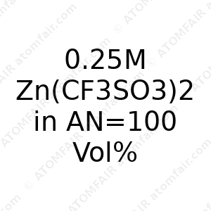 0.25M Zn(CF3SO3)2 in AN=100 Vol% (CAS: N/A)