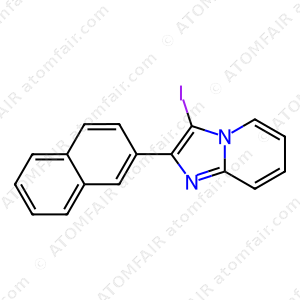 3-Iodo-2-(naphthalen-2-yl)imidazo[1,2-a]pyridine (CAS: 736928-20-4)