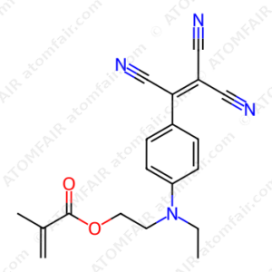 2-Propenoic acid, 2-methyl-, 2-[ethyl[4-(tricyanoethenyl)phenyl]amino]ethyl ester (CAS: 103553-58-8)