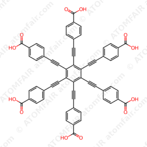 4,4',4'',4''',4'''',4'''''-(1,2,3,4,5,6-benzenehexaylhexa-2,1-ethynediyl)hexakis-Benzoic acid (CAS: 684216-81-7)