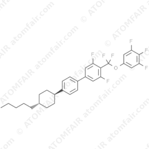 1,1'-Biphenyl, 4-[difluoro(3,4,5-trifluorophenoxy)methyl]-3,5-difluoro-4'-(trans-4-pentylcyclohexyl) (CAS: 303976-65-0)