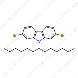 2,7-dibroMo-9-(tridecan-7-yl)-9H-carbazole (CAS: 1256704-63-8)