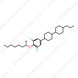 [4(R)-[trans(trans)]]-1,3-Difluoro-2-[(1-methylheptyl)oxy]-5-(4'-propyl[1,1'-bicyclohexyl]-4-yl)benzene (CAS: 159077-75-5)