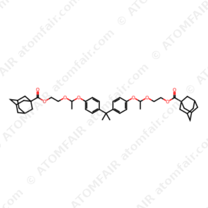 Tricyclo[3.3.1.13,7]decane-1-carboxylic acid, 1,1'-[(1-methylethylidene)bis(4,1-phenyleneoxyethylideneoxy-2,1-ethanediyl)] ester (CAS: 836684-46-9)