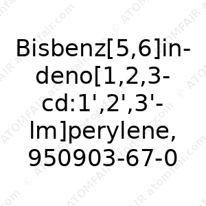 Bisbenz[5,6]indeno[1,2,3-cd:1',2',3'-lm]perylene, 5,15-bis(4-bromophenyl)-10,20-diphenyl (CAS: 950903-67-0)