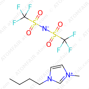 1-Butyl-3-methylimidazolium bis(trifluoromethylsulfonyl)imide BMIM TFSI, BMIM NTf2 (CAS: 174899-83-3)