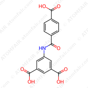 1,3-Benzenedicarboxylic acid, 5-[(4-carboxybenzoyl)amino] (CAS: 143330-18-1)