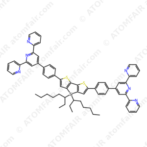 4',4''''-((4,4-Di(octan-3-yl)-4H-silolo[3,2-b:4,5-b']dithiophene-2,6-diyl)bis(4,1-phenylene))di-2,2':6',2''-terpyridine (CAS: 1800104-25-9)