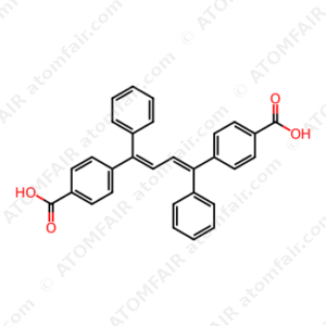 4,4'-(1,4-Diphenylbuta-1,3-diene-1,4-diyl)dibenzoic acid (CAS: 1447761-33-2)