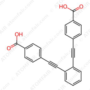 Benzoic acid, 4,4'-(1,2-phenylenedi-2,1-ethynediyl)bis (CAS: 1258419-74-7)