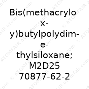 Bis(methacryloxy)butylpolydimethylsiloxane; M2D25 monomer; PDMS-25 Dimethacrylate (CAS: 70877-62-2)