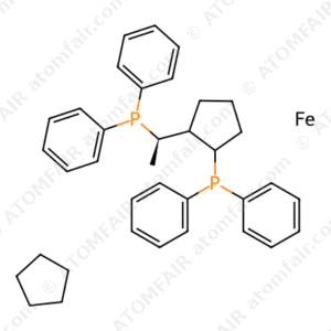 (1S)-1-(diphenylphosphino)-2-[(1R)-1-(diphenylphosphino)ethyl]-Ferrocene (CAS: 155941-31-4)