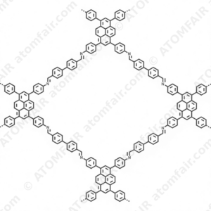 [1,1′-Biphenyl]-4,4′-dicarboxaldehyde, polymer with 4,4′,4′′,4′′′-(1,3,6,8-pyrenetetrayl)tetrakis[benzenamine] (CAS: 1962180-64-8)