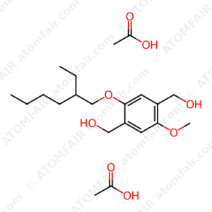 1,4-Benzenedimethanol, 2-[(2-ethylhexyl)oxy]-5-methoxy-, 1,4-diacetate (CAS: 245731-57-1)