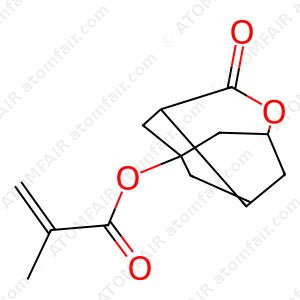 2-Propenoic acid, 2-methyl-, 5-oxo-4-oxatricyclo[4.3.1.13,8]undec-1-yl ester (CAS: 348596-87-2)