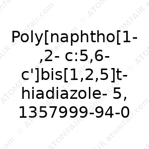 Poly[naphtho[1,2-c:5,6-c']bis[1,2,5]thiadiazole-5,10-diyl[3,3'''- bis(2-decyltetradecyl)[2,2':5',2'':5'',2'''-quaterthiophene]-5,5'''- diyl]] (CAS: 1357999-94-0)