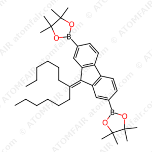 2,7-bis(4,4,5,5-tetramethyl-1,3,2-dioxaborolan-2-yl)-9-(1'-hexylheptylidene)fluorene (CAS: 1334549-69-7)