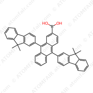 [9,10-bis(9,9-dimethylfluoren-2-yl)anthracen-2-yl]boronic acid (CAS: 1191076-27-3)