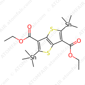 Diethyl 2,5-bis(trimethylstannyl)thieno[3,2-b]thiophene-3,6-dicarboxylate (CAS: 2105955-68-6)