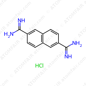 2,6-Naphthalenedicarboxamidine, dihydrochloride (CAS: 858436-70-1)