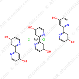 Ruthenium(2+), tris([2,2'-bipyridine]-4,4'-diol-κN1,κN1')-, chloride (1:2), (OC-6-11) (CAS: 1404106-40-6)