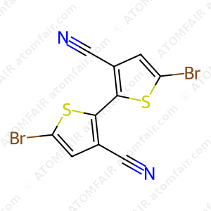 5,5'-dibromo-[2,2'-bithiophene]-3,3'-dicarbonitrile (CAS: 1415139-00-2)