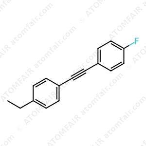 1-Ethyl-4-[(4-fluorophenyl)ethynyl]benzene (CAS: 160083-17-0)