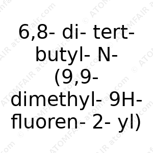 6,8-di-tert-butyl-N-(9,9-dimethyl-9H-fluoren-2-yl)-9,9-dimethyl-9H-fluoren-2-amine (CAS: N/A)