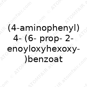 (4-aminophenyl) 4-(6-prop-2-enoyloxyhexoxy)benzoate (CAS: N/A)
