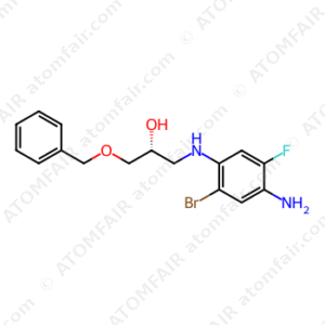2-Propanol, 1-[(4-aMino-2-broMo-5-fluorophenyl)aMino]-3-(phenylMethoxy)-, (2R) (CAS: 1294504-63-4)