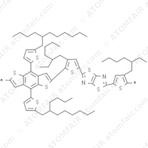Poly[thiazolo[5,4-d]thiazole-2,5-diyl[4-(2-ethylhexyl)- 2,5-thiophenediyl][4,8-bis[5-(2-butyloctyl)-2-thienyl]- benzo[1,2-b:4,5-b’]dithiophene-2,6-diyl][3-(2-ethylhexyl)-2,5- thiophenediyl]] (CAS: 2029196-34-5)