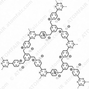 Pyridinium, 1,1′,1′′-[1,3,5-benzenetriyltris(methylene)]tris[4-cyano-, bromide (1:3), homopolymer (CAS: 1374677-13-0)