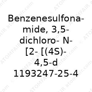 Benzenesulfonamide, 3,5-dichloro-N-[2-[(4S)- 4,5-dihydro-4-(1-methylethyl)-2-oxazolyl]-6- [[(3R,5S)-3,5-dimethylcyclohexyl]oxy]phenyl] (CAS: 1193247-25-4)