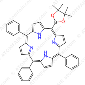 5,10,15-Triphenyl-20-(4,4,5,5-tetramethyl-1,3,2-dioxaborolan- 2-yl)porphyrin (CAS: 1268697-66-0)