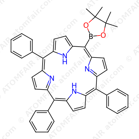 5,10,15-Triphenyl-20-(4,4,5,5-tetramethyl-1,3,2-dioxaborolan- 2-yl)porphyrin (CAS: 1268697-66-0)