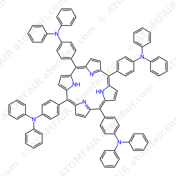 Benzenamine, 4,4',4'',4'''-(21H,23H-porphine-5,10,15,20-tetrayl)tetrakis[N,N-diphenyl (CAS: 239468-95-2)