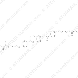 Benzoic acid, 4-[3-[(2-methyl-1-oxo-2-propen-1-yl)oxy]propoxy]-, 1,1'-(2-methyl-1,4-phenylene) ester (CAS: 275365-29-2)