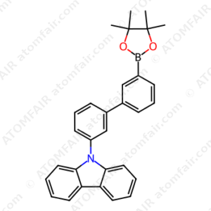 9H-Carbazole, 9-[3'-(4,4,5,5-tetramethyl-1,3,2-dioxaborolan-2-yl)[1,1'-biphenyl]-3-yl] (CAS: 1235880-28-0)