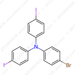 Benzenamine, 4-bromo-N,N-bis(4-iodophenyl) (CAS: 1266674-69-4)