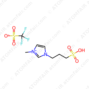 1-propylsulfonic-3-methylimidazolium trifluoromethanesulfonate (CAS: 699009-10-4)