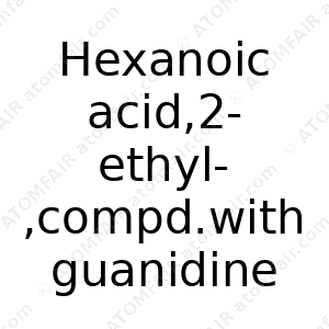 Hexanoic acid,2-ethyl-,compd.with guanidine (CAS: N/A)